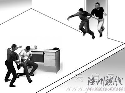 云南省教育廳發生劫持案人質奪刀自救(圖)