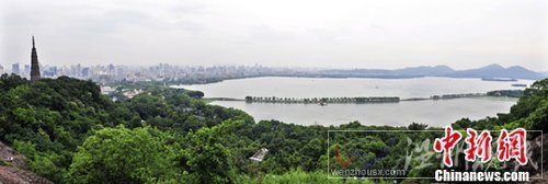 資料圖:杭州西湖全景。中新社發(fā) 李忠 攝 CNSPHOTO
