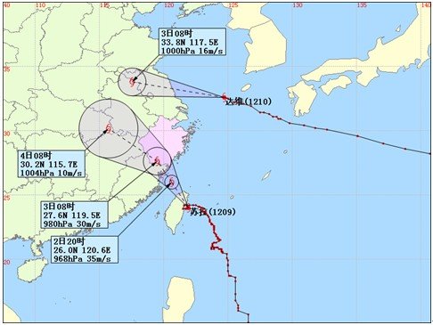 福建臺風蘇拉 浙江臺風蘇拉 明天上午蘇拉將在福建浙江沿海登陸