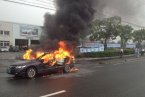 上海燒車抵制日貨 上海車主燒毀自己的日系車抗議日