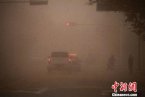 寒潮來襲氣溫驟降 甘肅蘭州等地沙塵暴來襲寒潮大風
