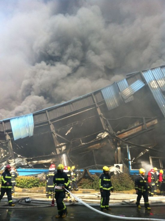 蕭山區瓜瀝鎮火災