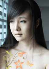 干露露最新照 第一次在網絡曝光的干露露素顏藝術照