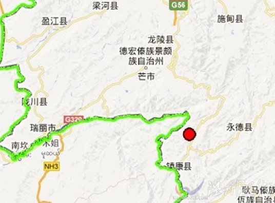 云南省臨滄市鎮(zhèn)康縣發(fā)生2.9級地震