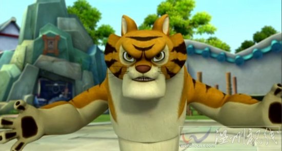 光頭強和熊大熊二舞龍舞獅比賽