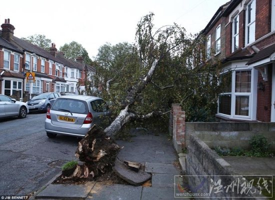 溫帶氣旋圣猶大襲擊英國