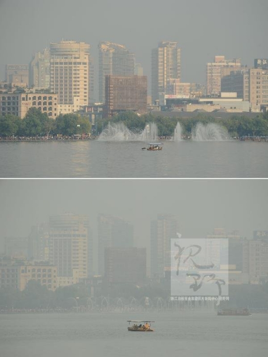 杭州霧霾天氣