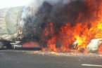 泰安車禍 11月16日濟南泰安高速上發生車禍后起火