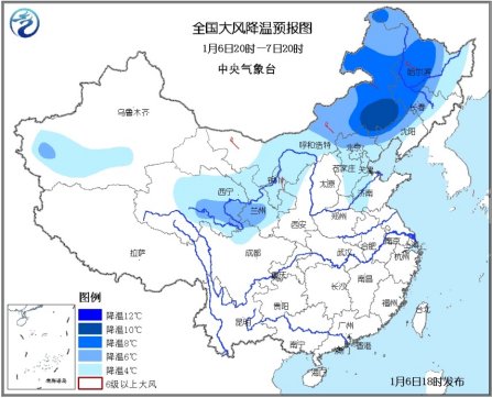 全國大范圍雨雪降溫
