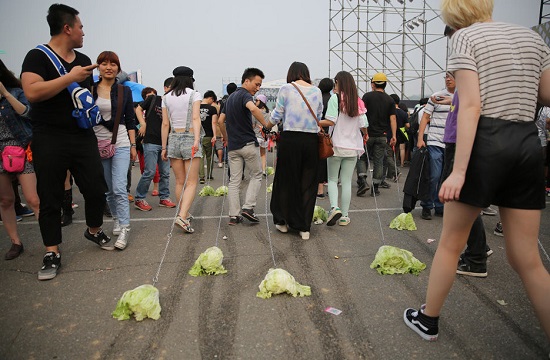 北京迷笛音樂節遛白菜活動