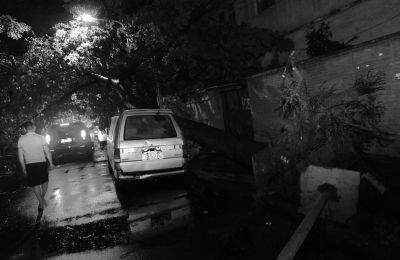 5月31日晚北京大部分地區雷雨大風天氣