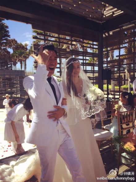 鐘鎮濤和范姜結婚現場