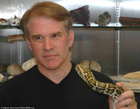 緬甸蟒蛇吞食鱷魚后的消化過程