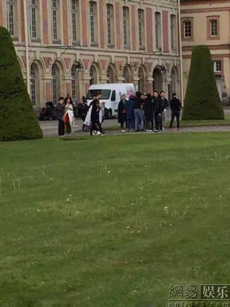 黃曉明baby法國拍攝婚紗照