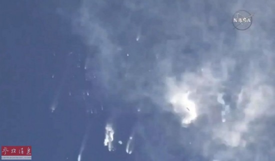 美國獵鷹九號火箭爆炸