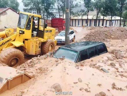 甘肅肅南泥石流災害