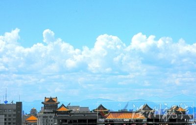 北京被世錦藍(lán)刷屏