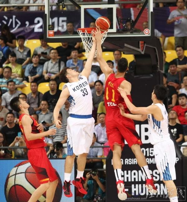 亞錦賽中國男籃逆轉韓國隊獲勝