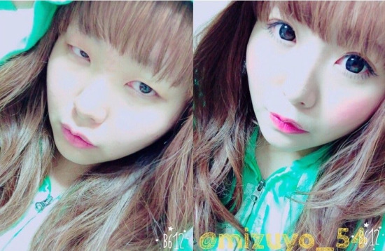 妹子化妝變女神