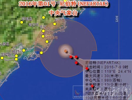 福建臺風尼伯特