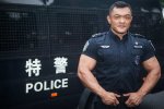 深圳肌肉特警走紅 特警曲祖毅