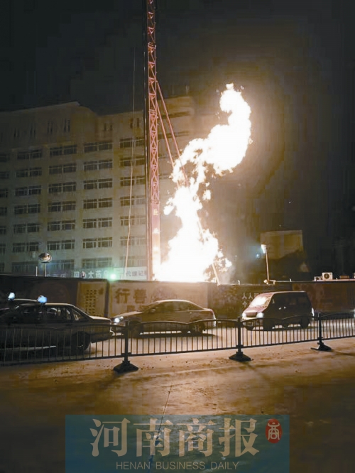 鄭州地鐵工地大火