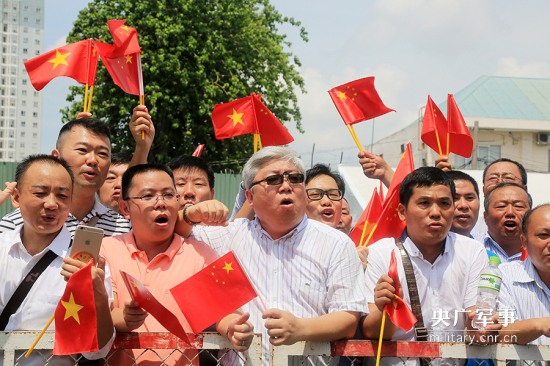 中國海軍抵達越南