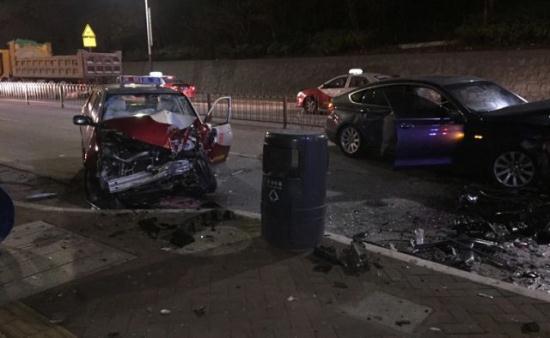 開寶馬約女生出糗 醉駕釀車禍