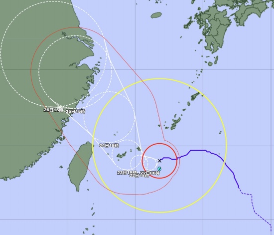 臺風煙花最新消息 溫州臺風煙花路徑圖 風力 登陸