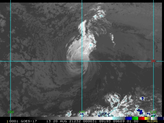 颶風琳達減弱為熱帶風暴
