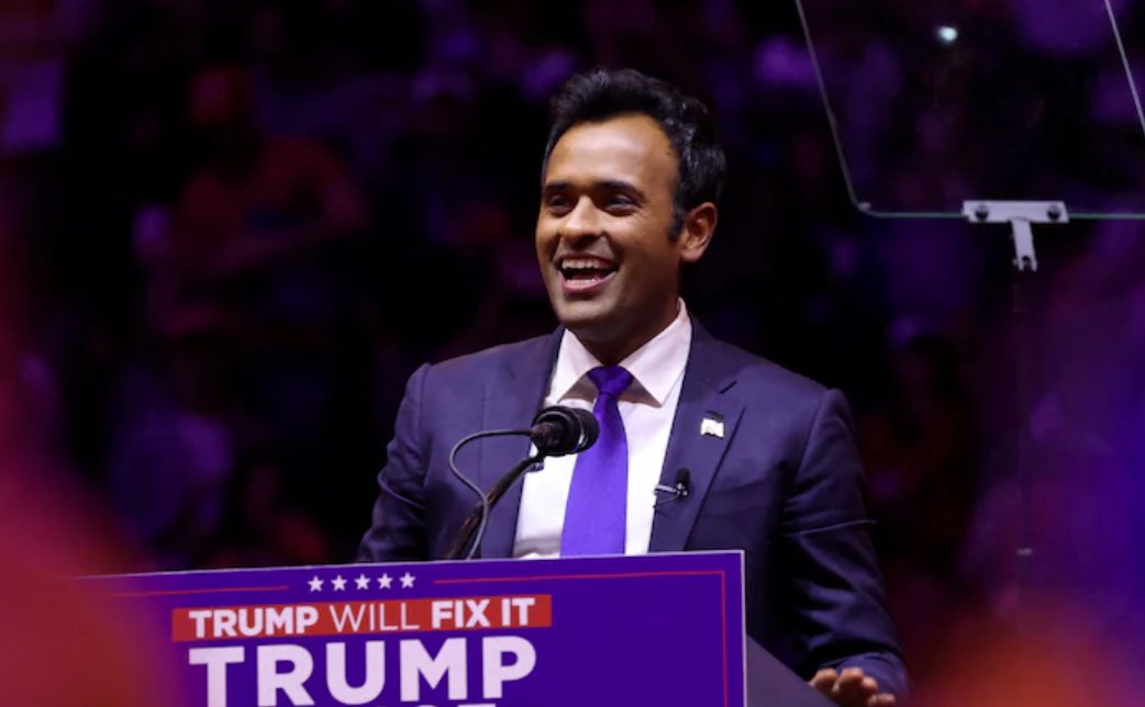 拉馬斯瓦米曾尋求2024年共和黨總統(tǒng)候選人提名