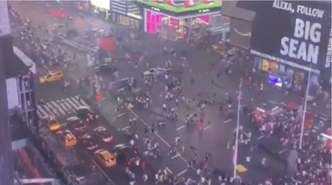 紐約時代廣場槍擊案致3人受傷,嫌疑人被拘留