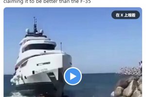 價值100萬美元的豪華游艇首航沉沒